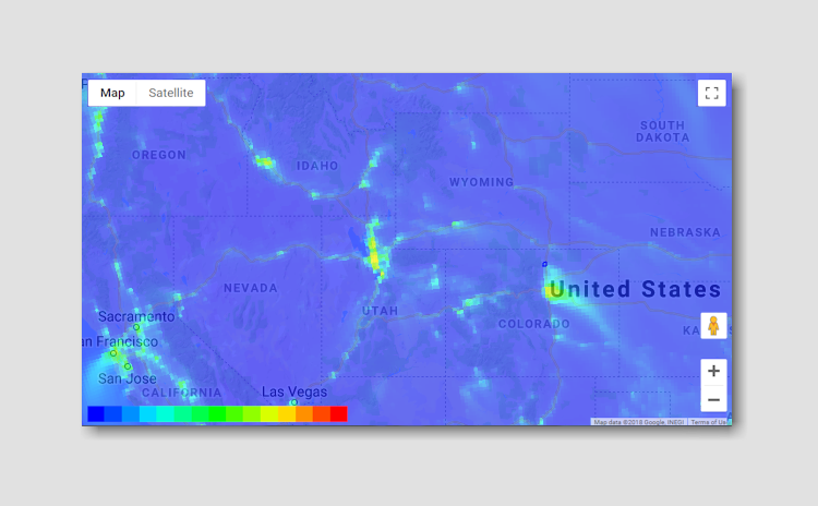 Model Data Maps